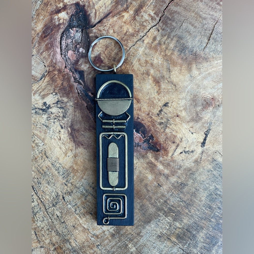 Mahogany & Brass Protection Talisman – Handcrafted in Kenya, East Africa